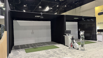 Golf Simulator Flooring Tiles - Interlocking Foam Subfloor : setup view