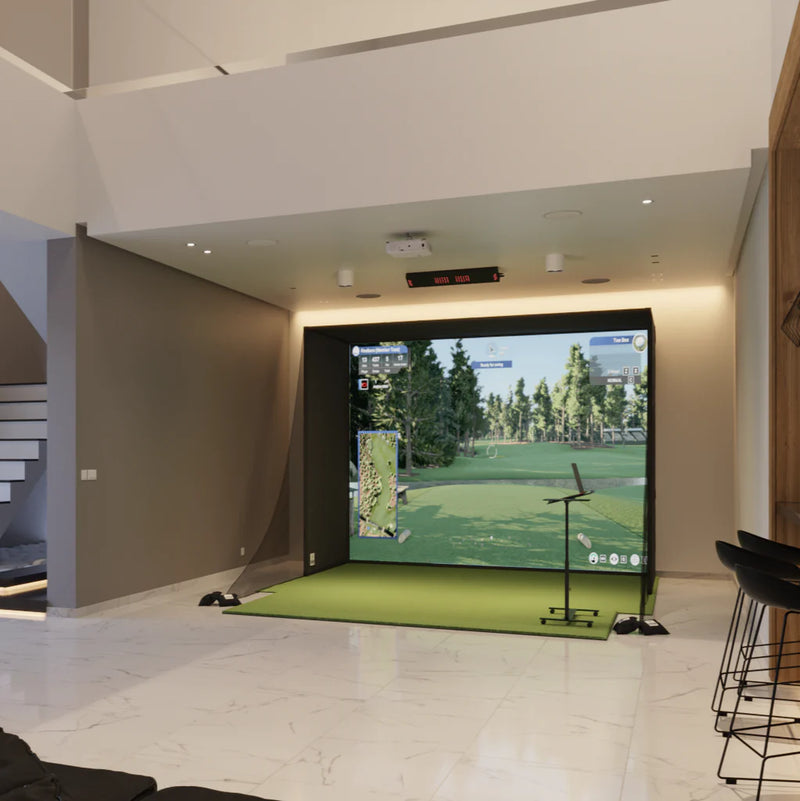 Uneekor EYE XO SwingBay : in a SwingBay enclosure, projector setup