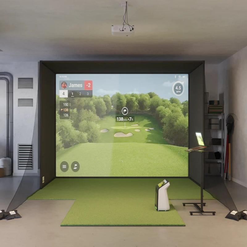 Garmin Approach R50 SwingBay : in a SwingBay enclosure, projector setup