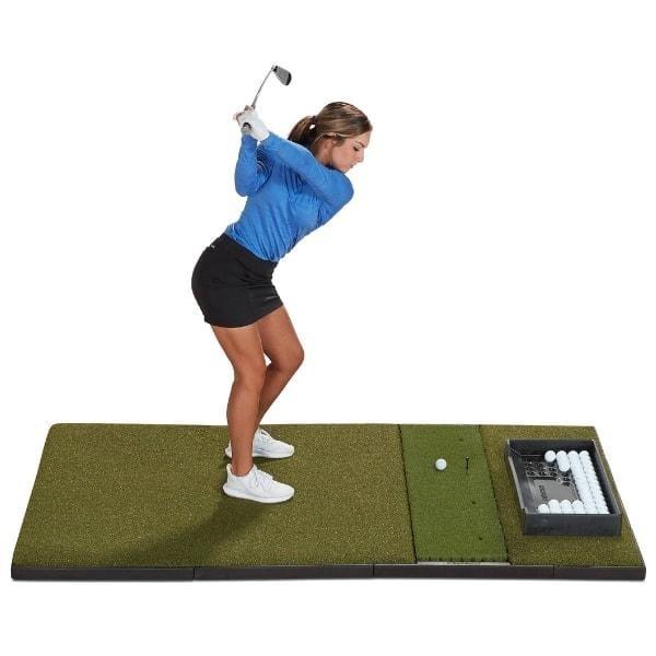 Fiberbuilt Launch Monitor Studio - 4' x 7' Single Sided : with hitting mat