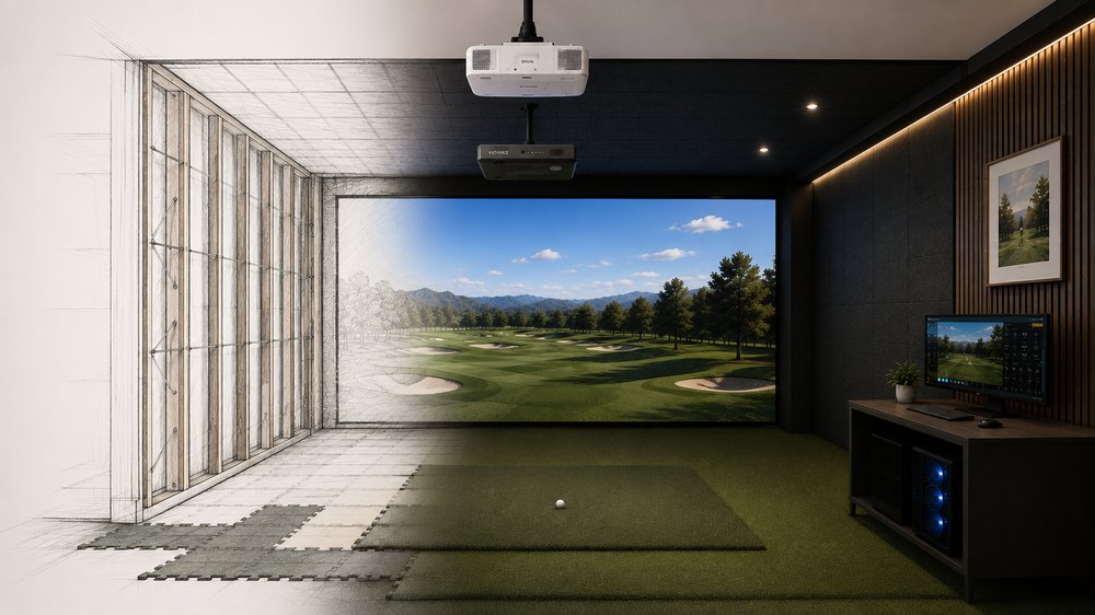 Golf simulator design service
