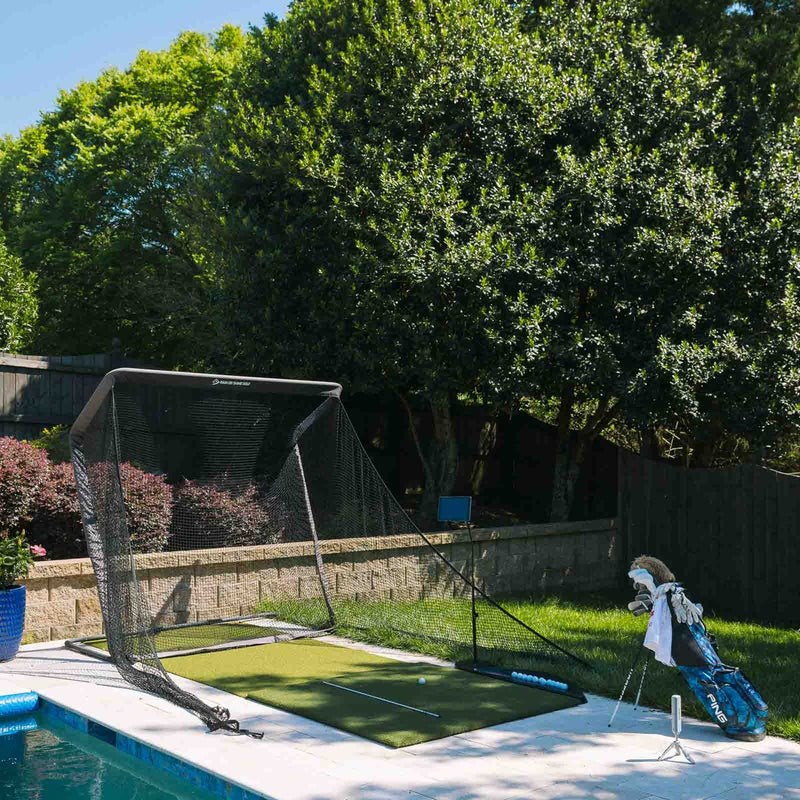 Outdoor Golf Simulator Practice Bundle - Rain or Shine Golf