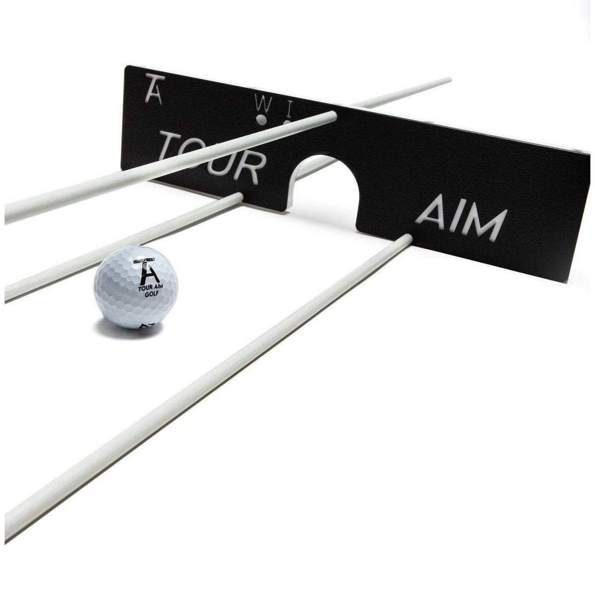 RiToEasysports Aide Entraînement Golf - Swing Speed Trap + Miroir Putting - 4 Tiges Réglables
